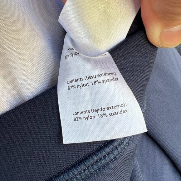 WeWoreWhat Revolve Active Tennis Skort MEDIUM in Solid Blue Navy Optic White - Picture 10 of 10